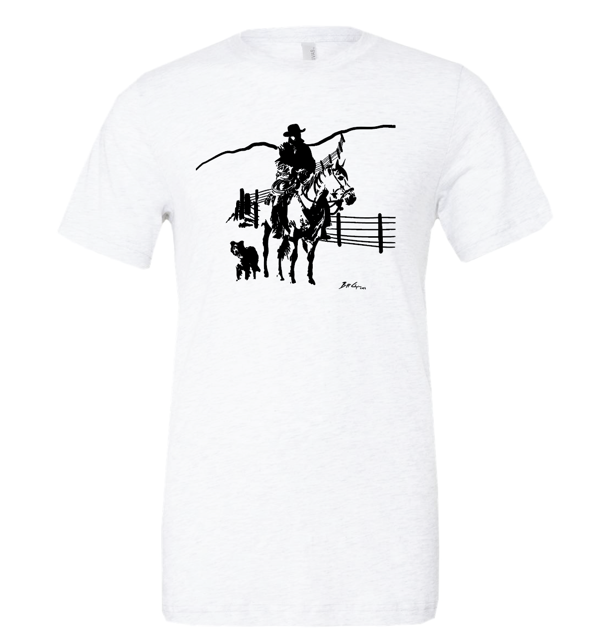 Range Hand Horse Back Cowboy Shirt