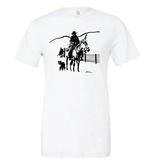 Range Hand Horse Back Cowboy Shirt